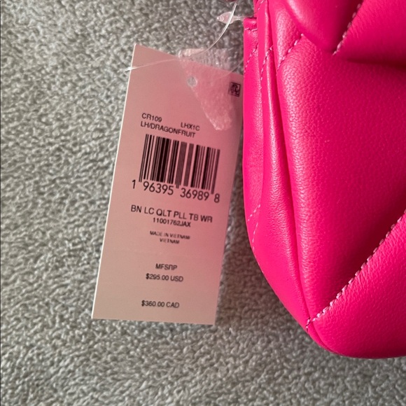 Pink Quilted tabby Crossbody Bag coach - Picture 2 of 3